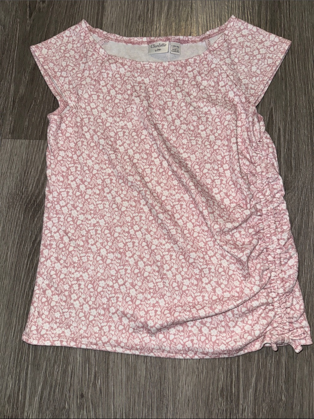 Cato Pink Floral Cap-Sleeve Camisole
